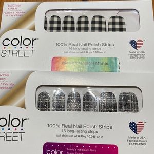 Lot of 2 Retired Plaid Color Street Sets